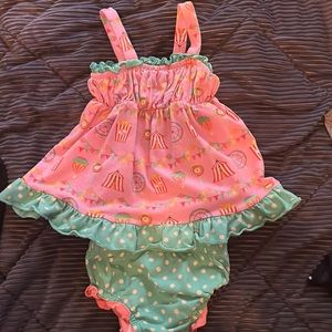 Matilda Jane size 6-12 months, circus top outfit! Worn twice!